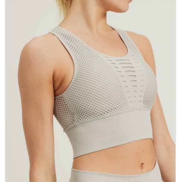 Sand seamless sports bra - Picture 2 of 6